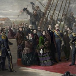 William_Simpson_-_George_Zobel_-_England_and_America._The_visit_of_her_majesty_Queen_Victoria_to_the_Arctic_ship_Resolute_-_December_16th,_1856_(cropped)