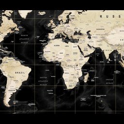 black-map